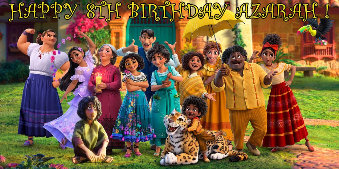 Encanto Happy Birthday Photo Banner