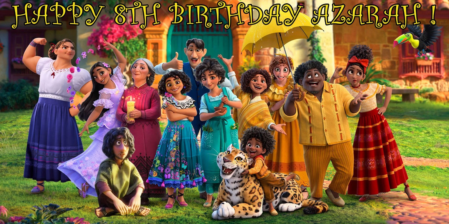Encanto Happy Birthday Photo Banner