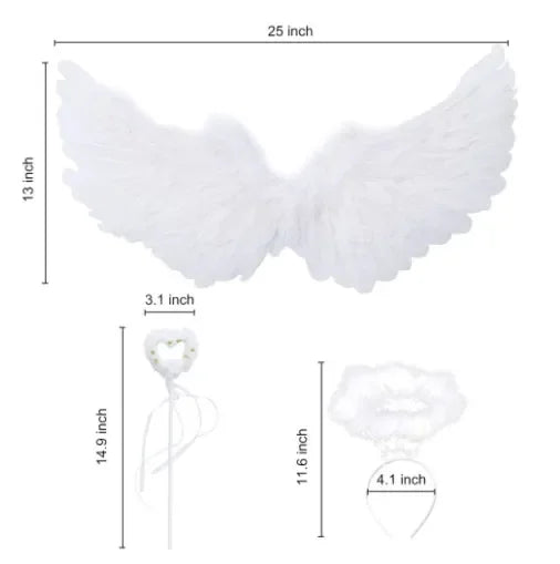 Kids Angel wings set small