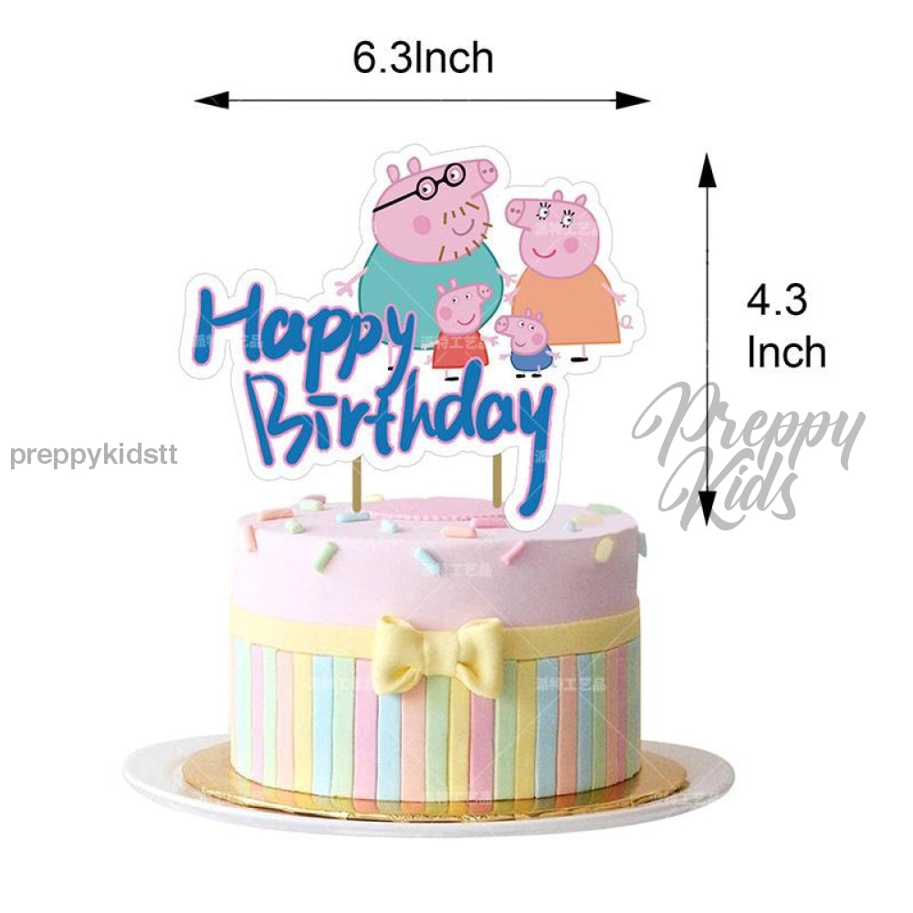 Peppa Pig Cake Topper