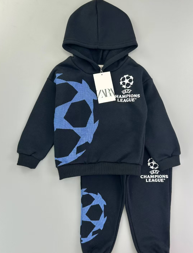 Light Blue Zara UEFA Champions League Soccer Ball