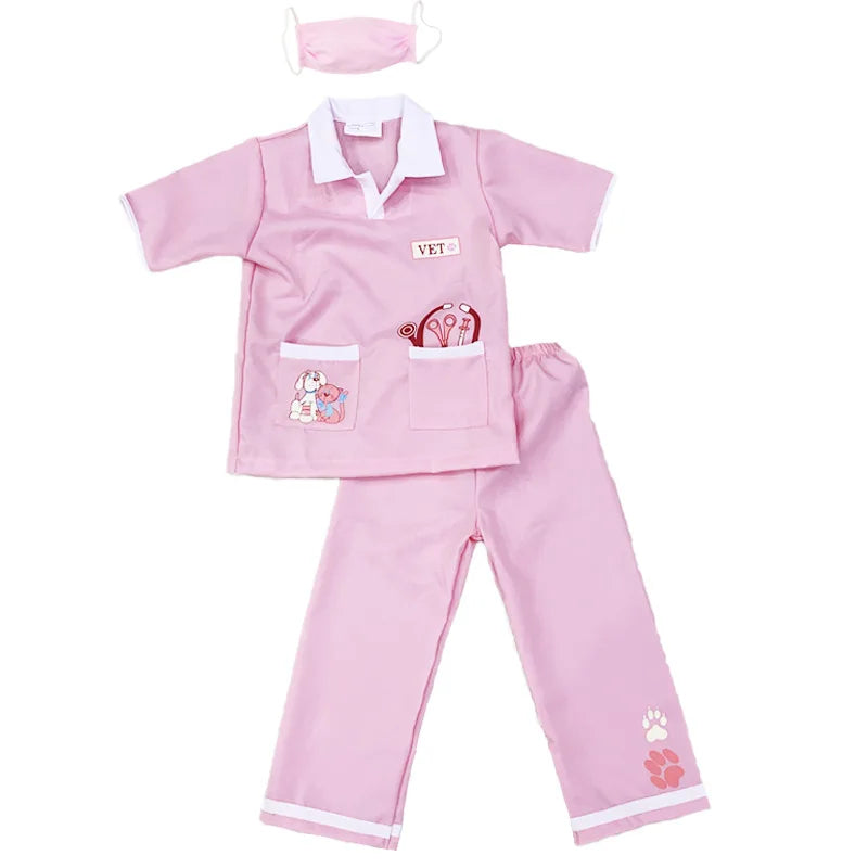 Veterinarian Career day outfit cosplay (Pink