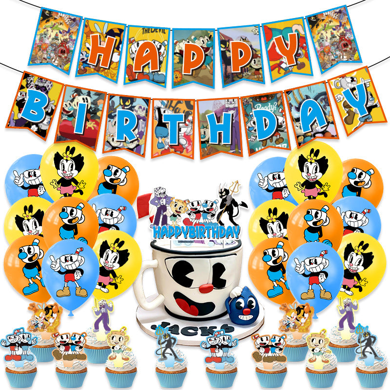 Cuphead Party Decorations