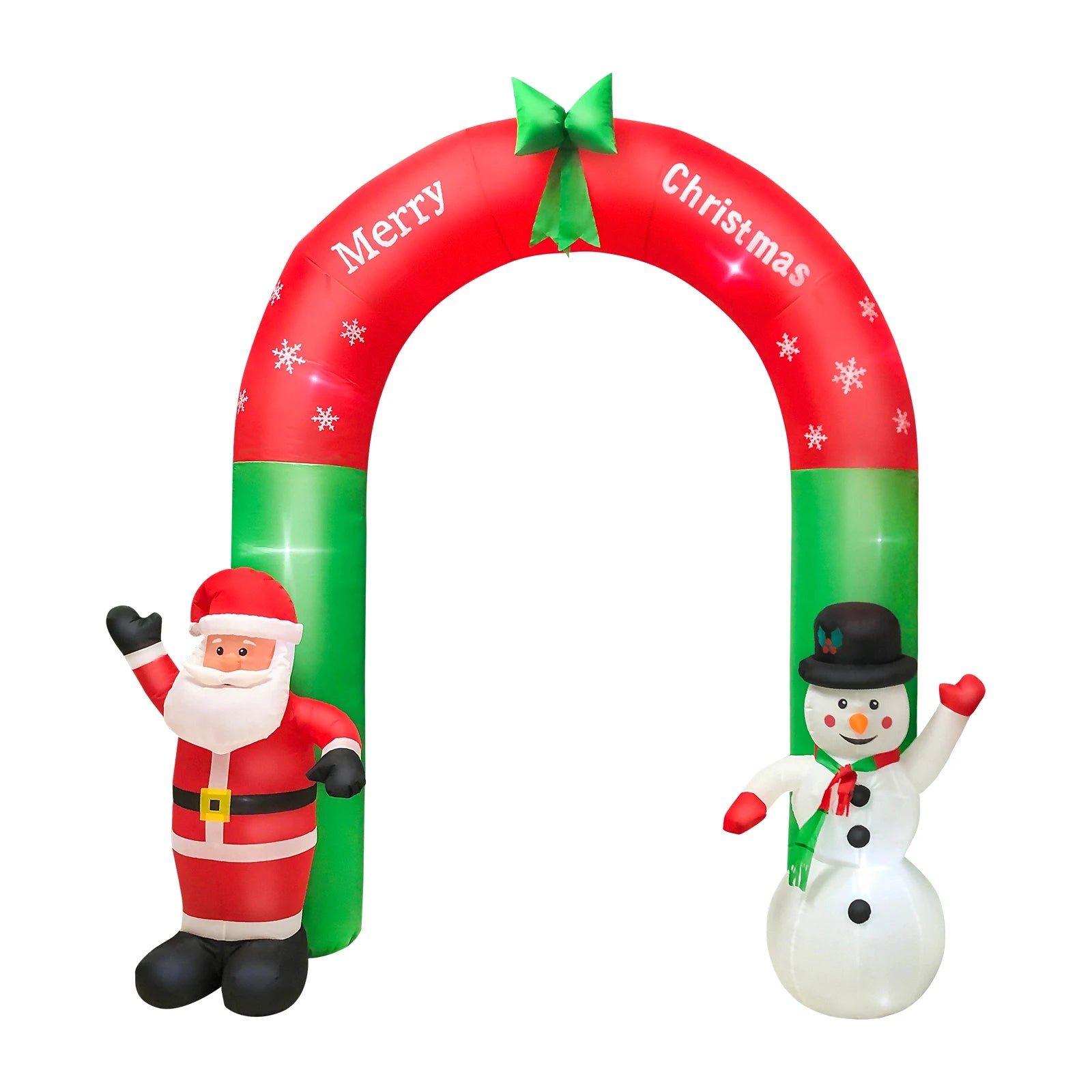 Navidad Inflatable Arch Santa Claus Snowman Archway Xmas Ornaments Christmas Decoration Garden New Year Arrangement Props 2.4m