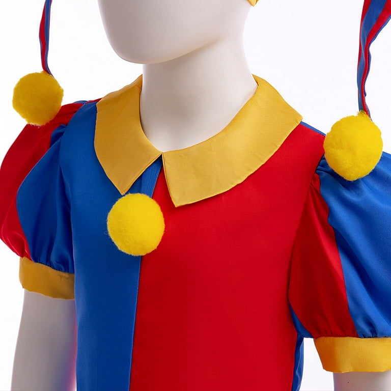 POMNI Amazing Digital Circus Costume cosplay outfit for Kids &amp; Teens , Adults