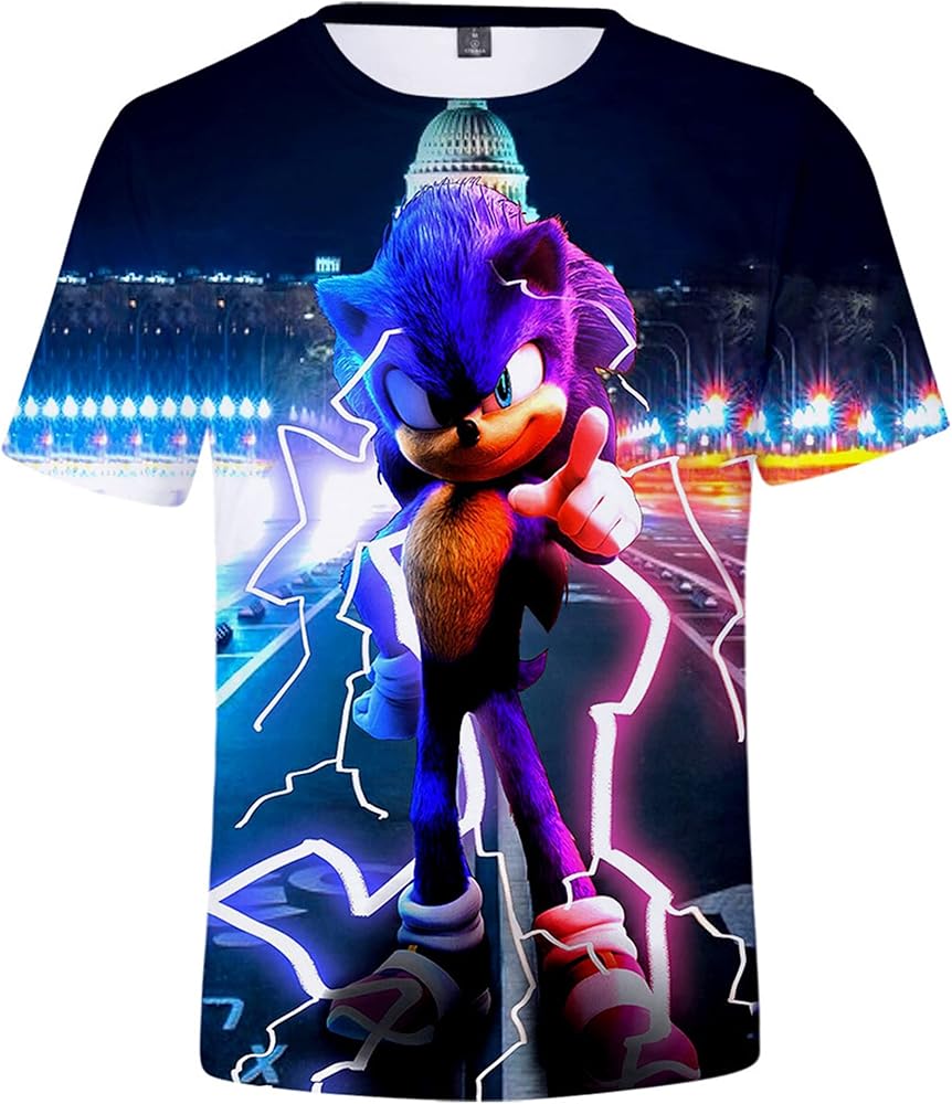 Sonic 3D Lightning Tshirt