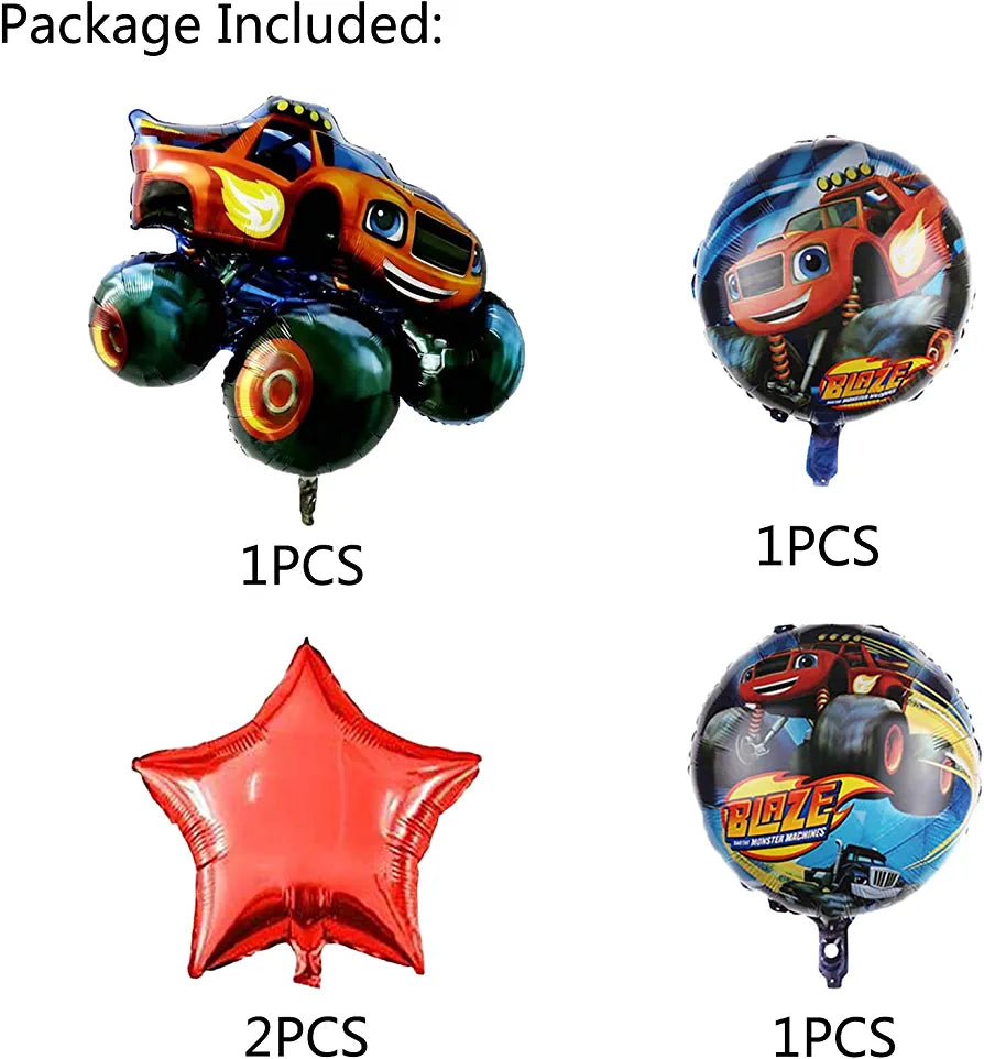 Blaze 5PC Foil Balloon
