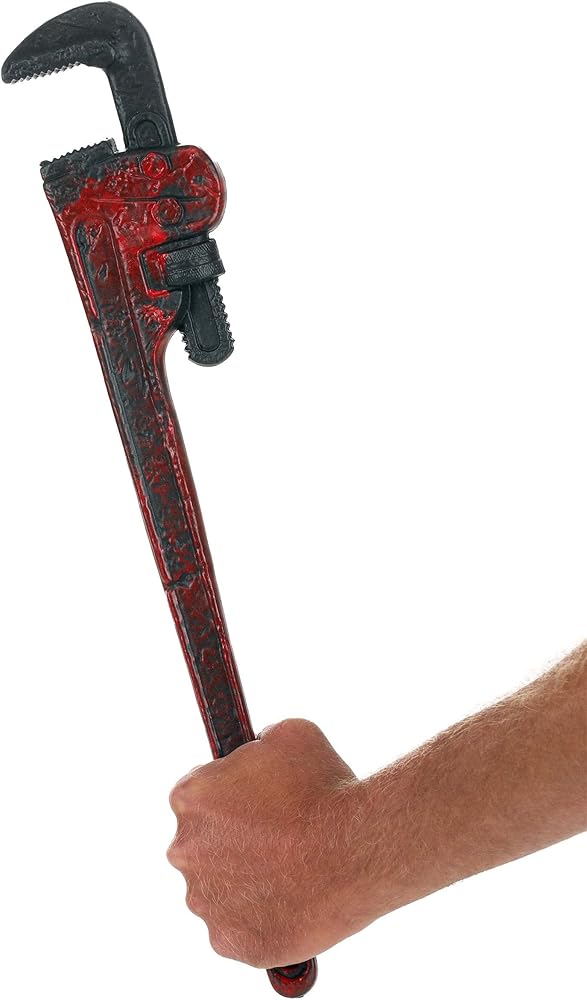 Pipe Wrench Halloween prop
