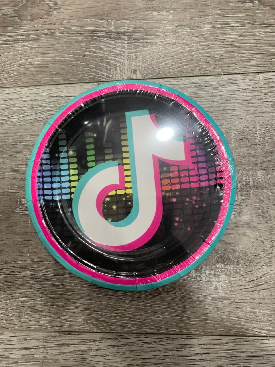 Tiktok Disco Party 7 inch plates