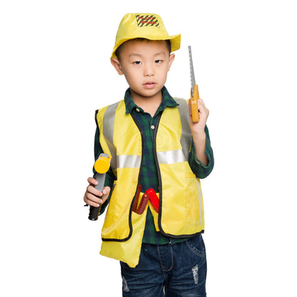 Construction worker cosplay Career Day outfit (Ages 3 to 7 years old)