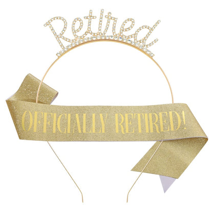 Officially Retired Sash And Tiara Set