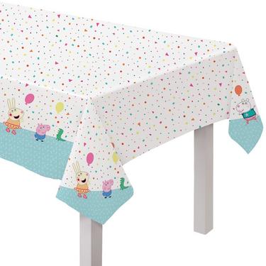 Peppa Pig Confetti Party Table Cover
54in x 96in Plastic Table Cover
