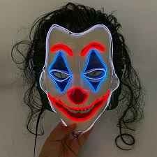 Joker LED Cosplay Halloween Mask