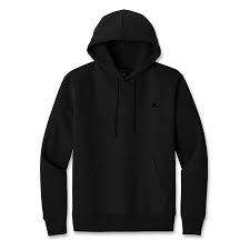 Black Plain Hoodie