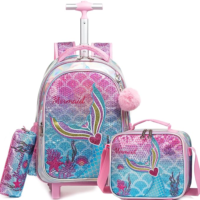 Little Mermaid Purple Fusion Trolley Bag