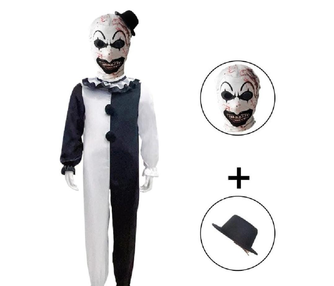Art Clown kids Costume 