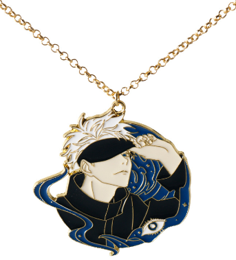Jujutsu Kaisen Satoru Gojo Gold Necklace - Preppy Kids (Grand Bazaar)