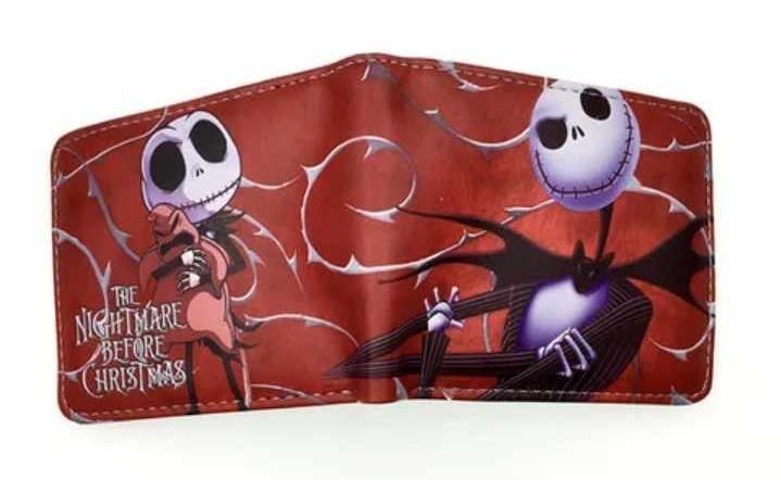 The Nightmare Before Christmas Jack Skellington Red Wallet