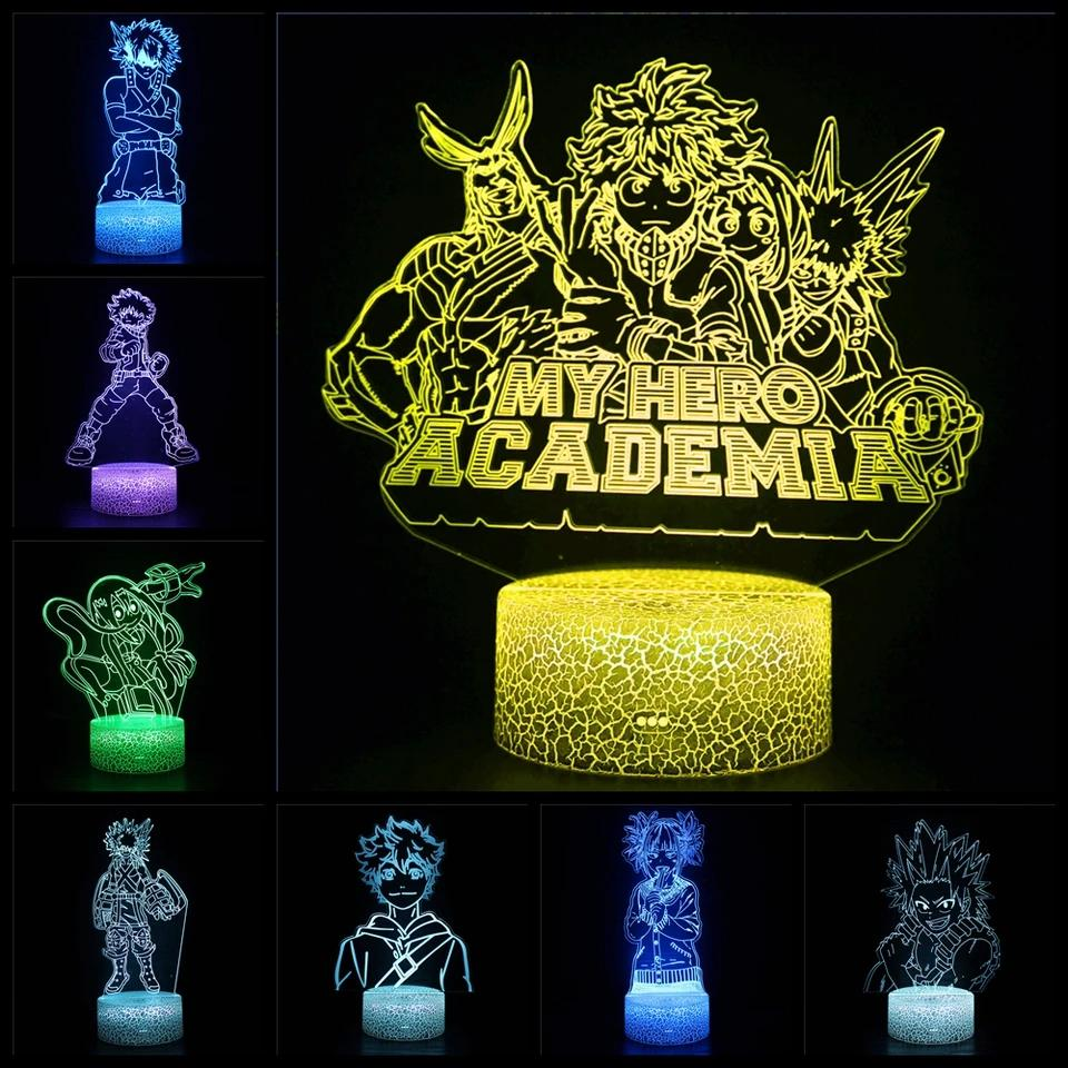 My Hero Academia LED Lamp - Preppy Kids (Grand Bazaar)