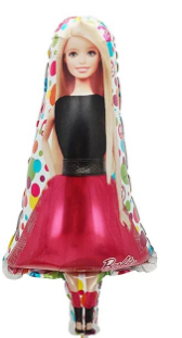 Barbie Shape Life Foil Balloon Type 1