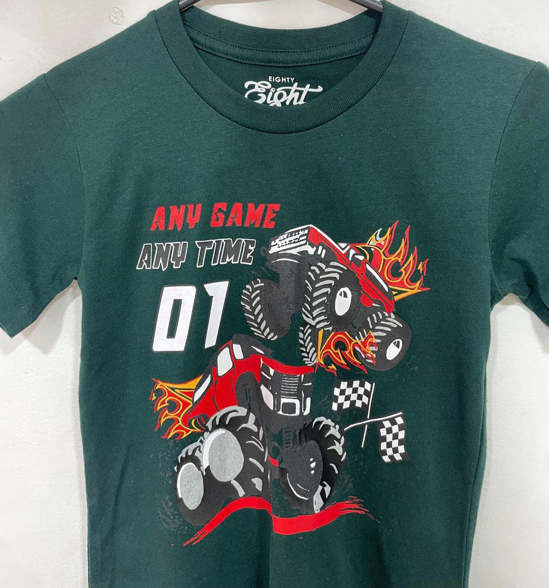 Any Game Anytime Monster Truck T-shirt