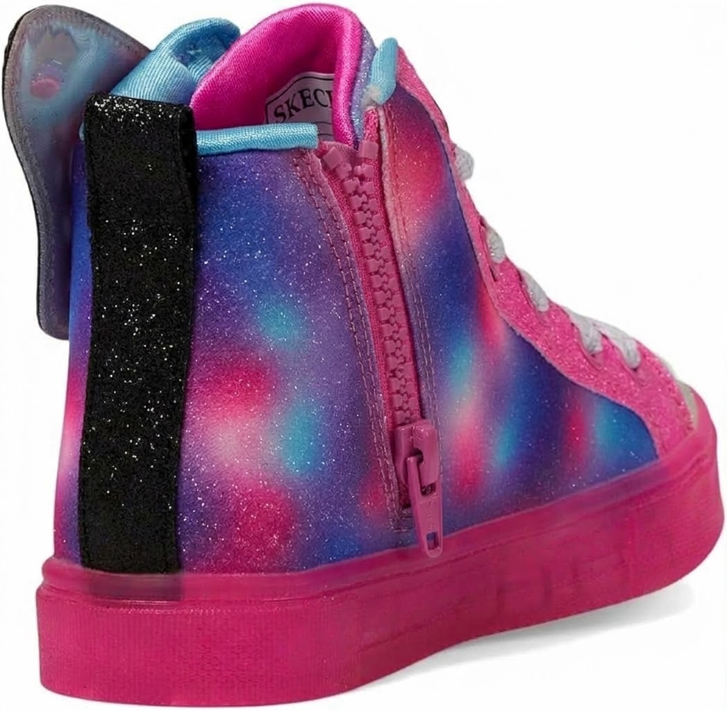 Skechers Twinkle Toes Sparks Ice-Flutter Glitz Light up Sneakers