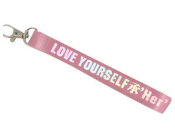 BTS BAND Lanyard Keychain