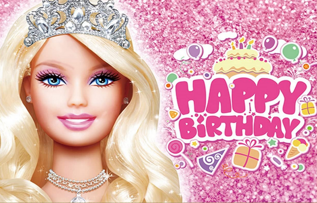 Barbie Happy Birthday Photo Banner Preppy Kids Grand Bazaar