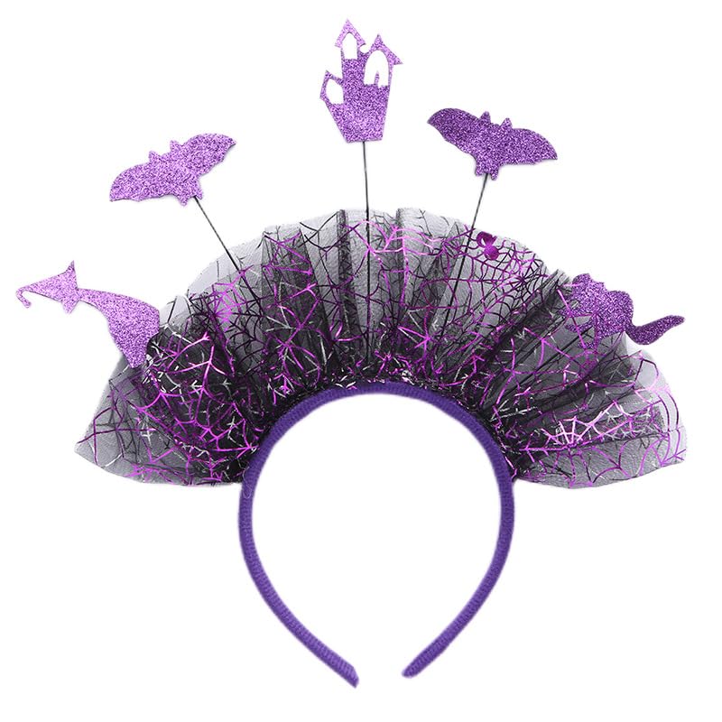 Halloween  Bat Mesh Headband (1PC)