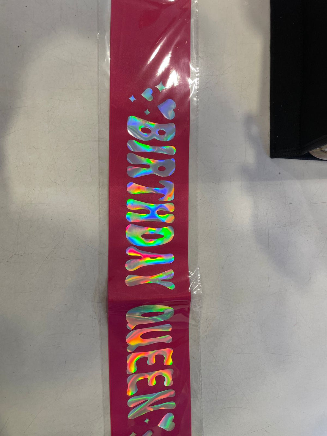 Hot Pink Birthday Queen Sash