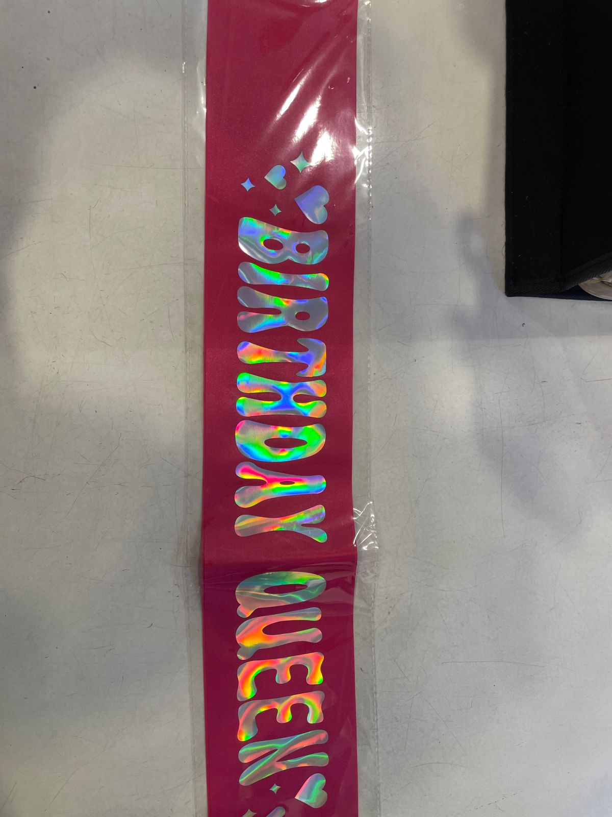Hot Pink Birthday Queen Sash