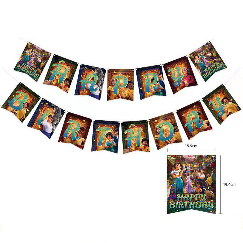 Encanto happy birthday banner