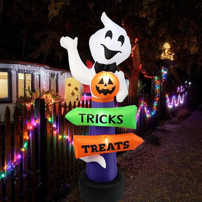 Halloween Trick or Treat 7ft Inflatable Ghost Float