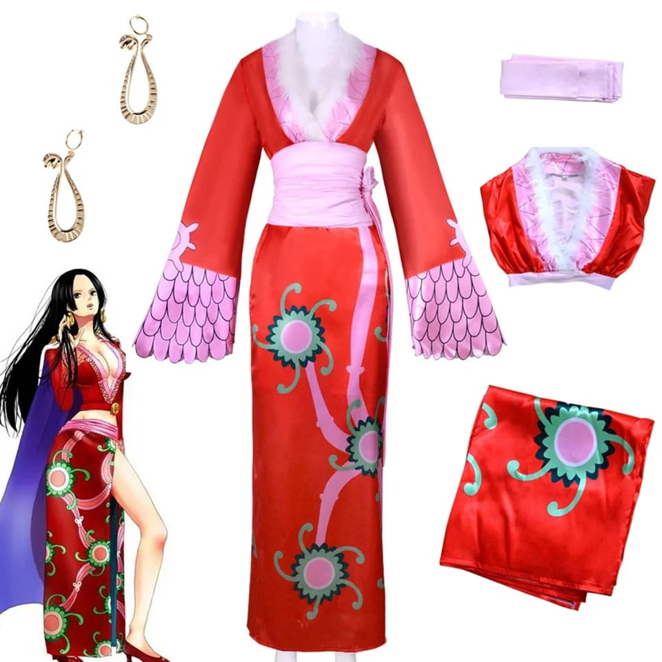Boa Hancock One Piece Anime Costume cosplay girls women Japanes - Preppy Kids (Grand Bazaar)