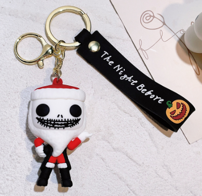 Santa Nightmare before Christmas Keychain