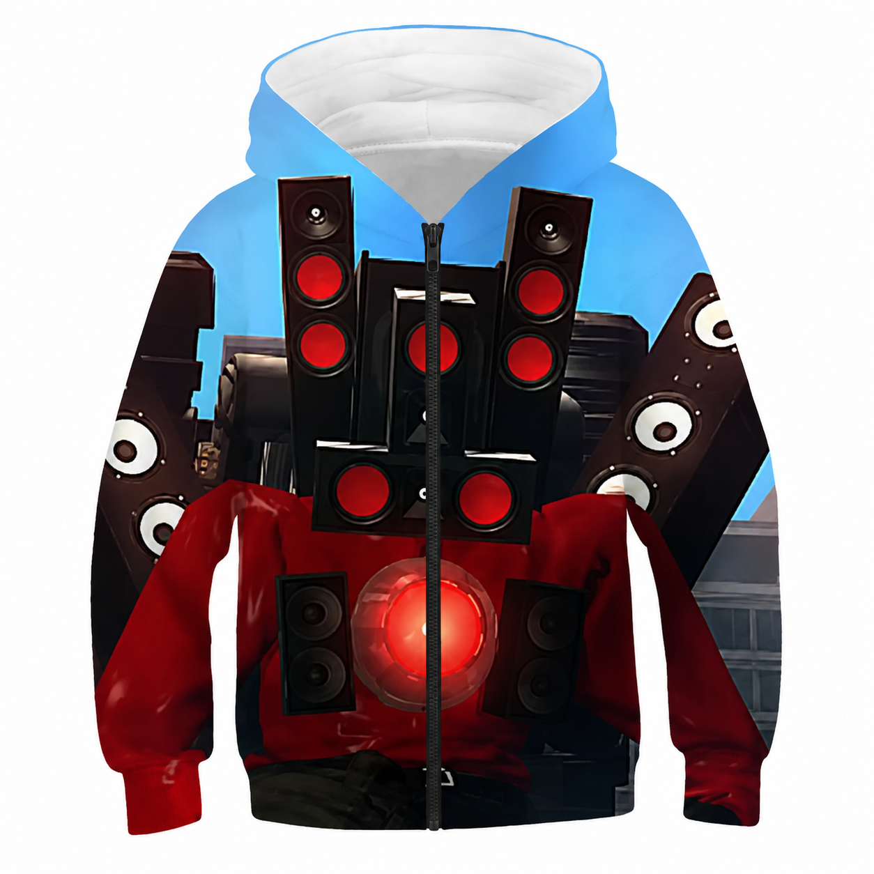 Speakerman Mega Fleece 3D Zipper Hoodie