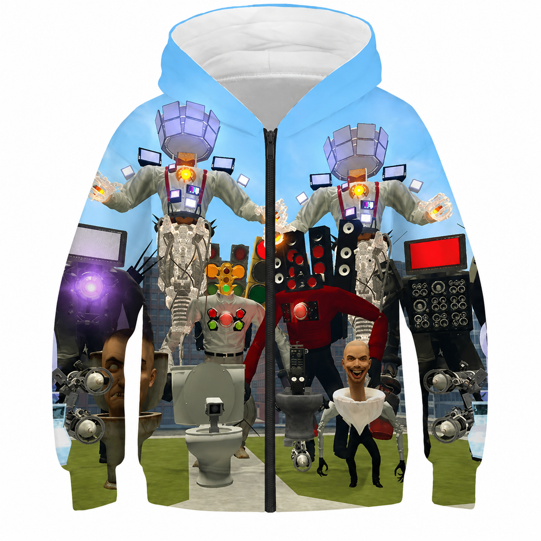 Speakerman Crew Fleece 3D Zipper Hoodie