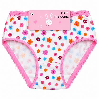 3pc set Girls’ Cotton Printed Panty – Assorted Designs