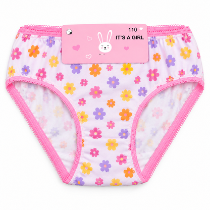 3pc set Girls’ Cotton Printed Panty – Assorted Designs
