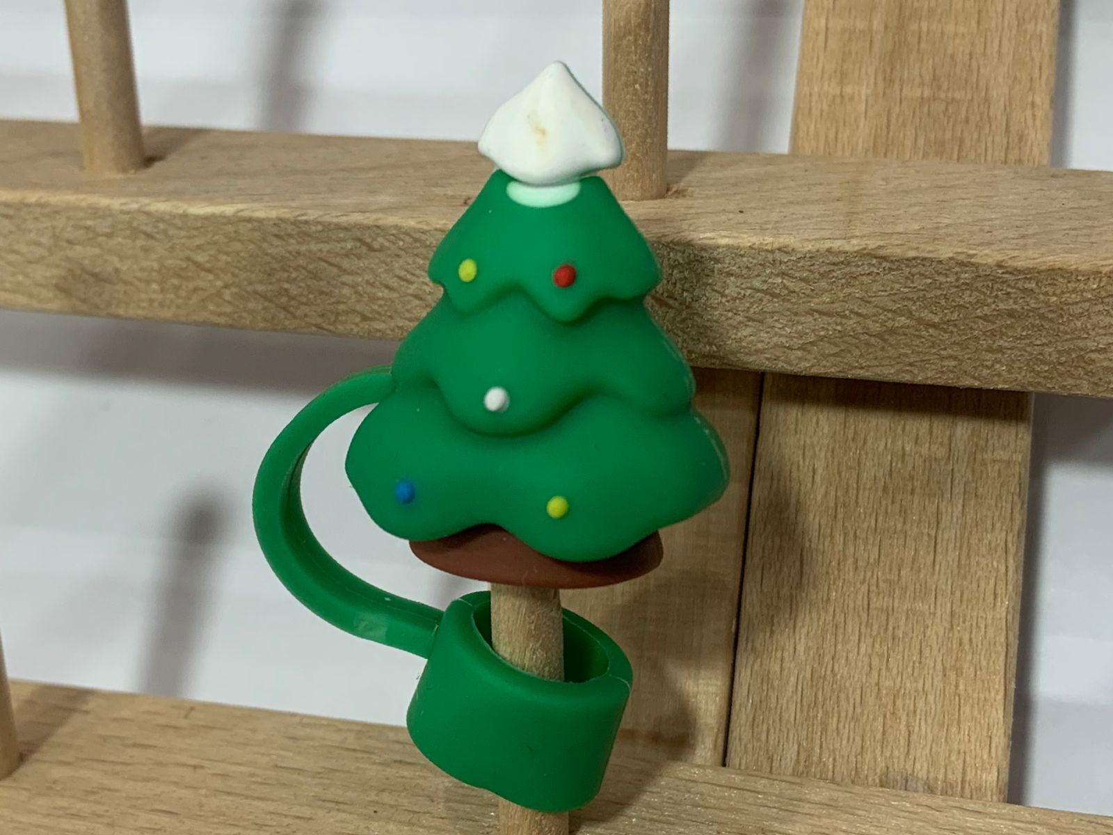 Christmas 3D Straw Toppers for Tumbler