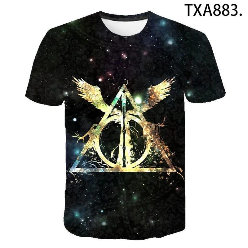 Harry Potter Galaxy Deathly Hallows Tshirt