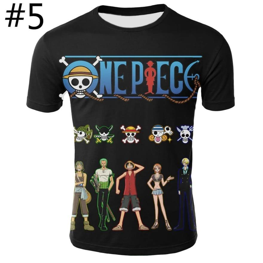 One Piece Straw Hat Crew Tshirt