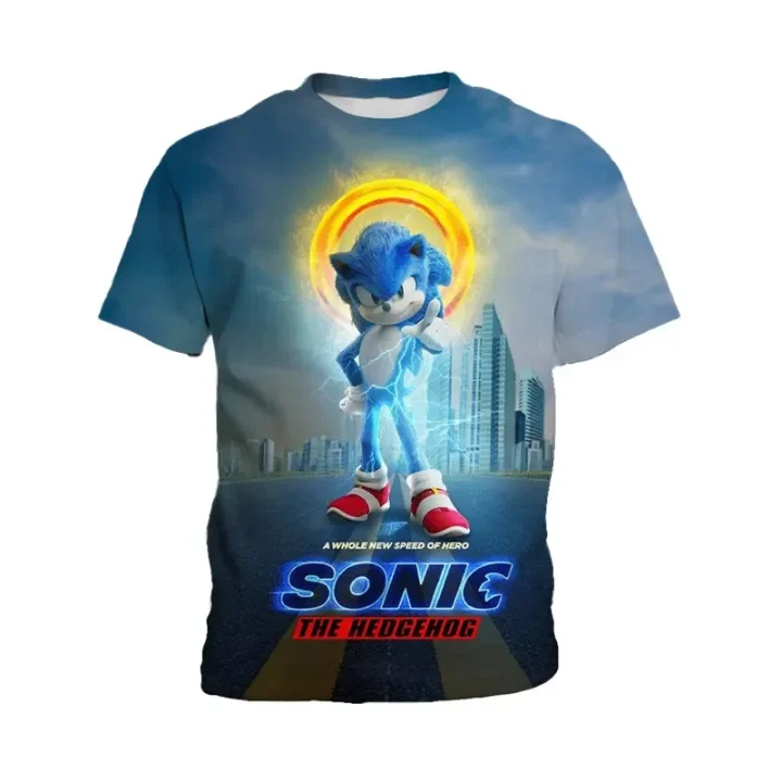 Sonic City Ring Lightning Tshirt