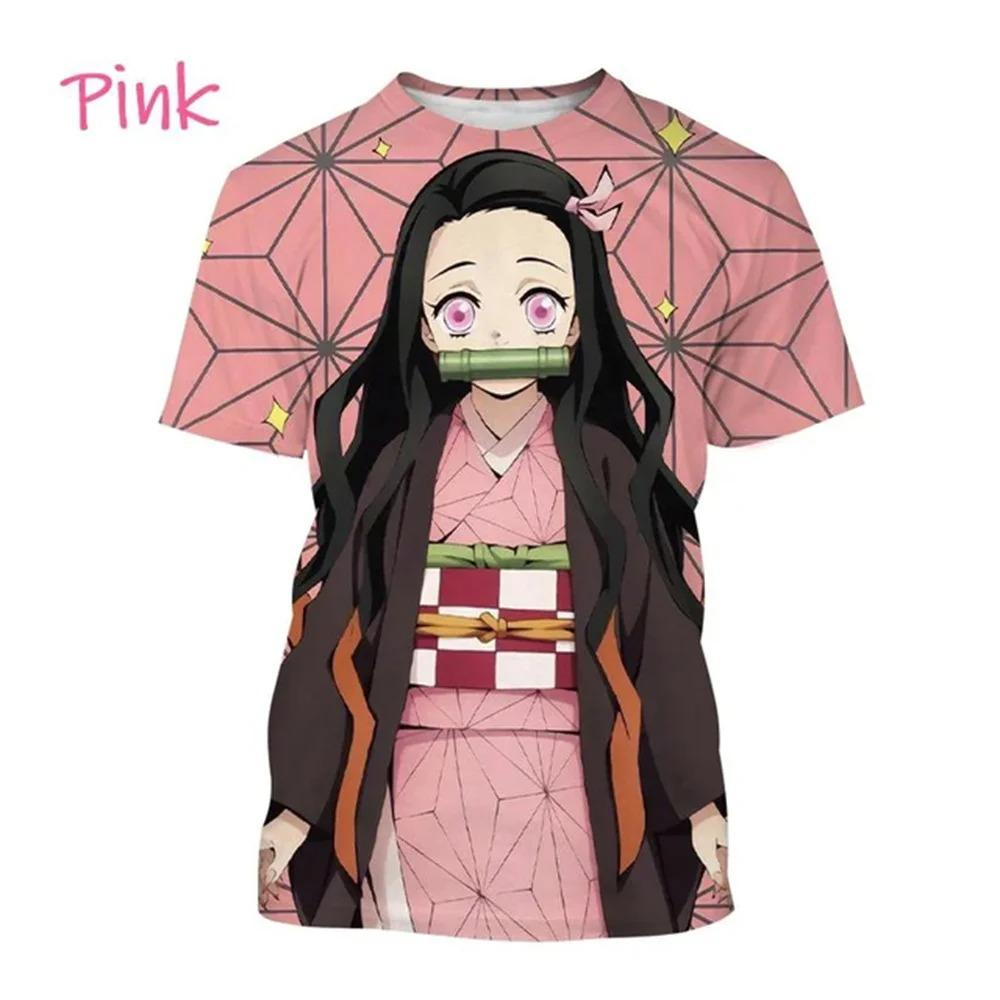 Demon Slayer Pink Nezuko Tshirt - Preppy Kids (Grand Bazaar)