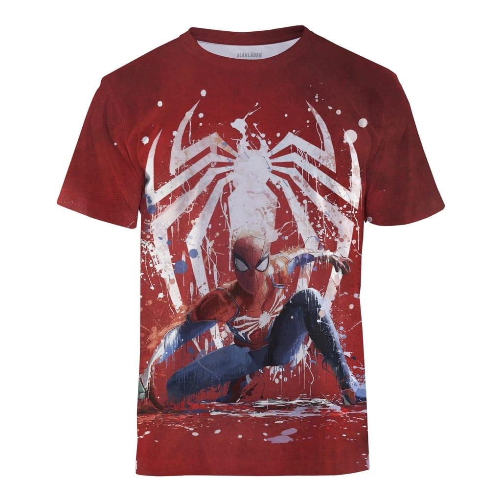 Spiderman Paint Splatter Logo Tshirt