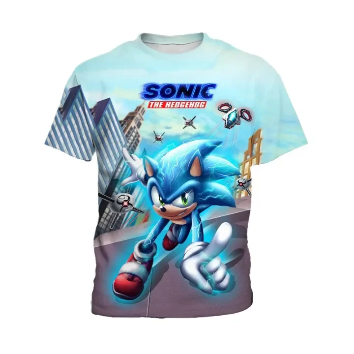 Sonic Fast and Fury City Tshirt