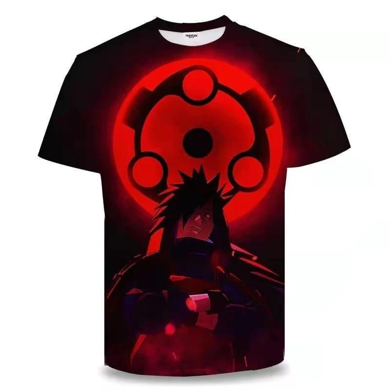 Naruto Madara Eternal Mangekyou Sharingan Tshirt - Preppy Kids (Grand Bazaar)