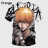 Bleach Ichigo White and Black Design Tshirt - Preppy Kids (Grand Bazaar)