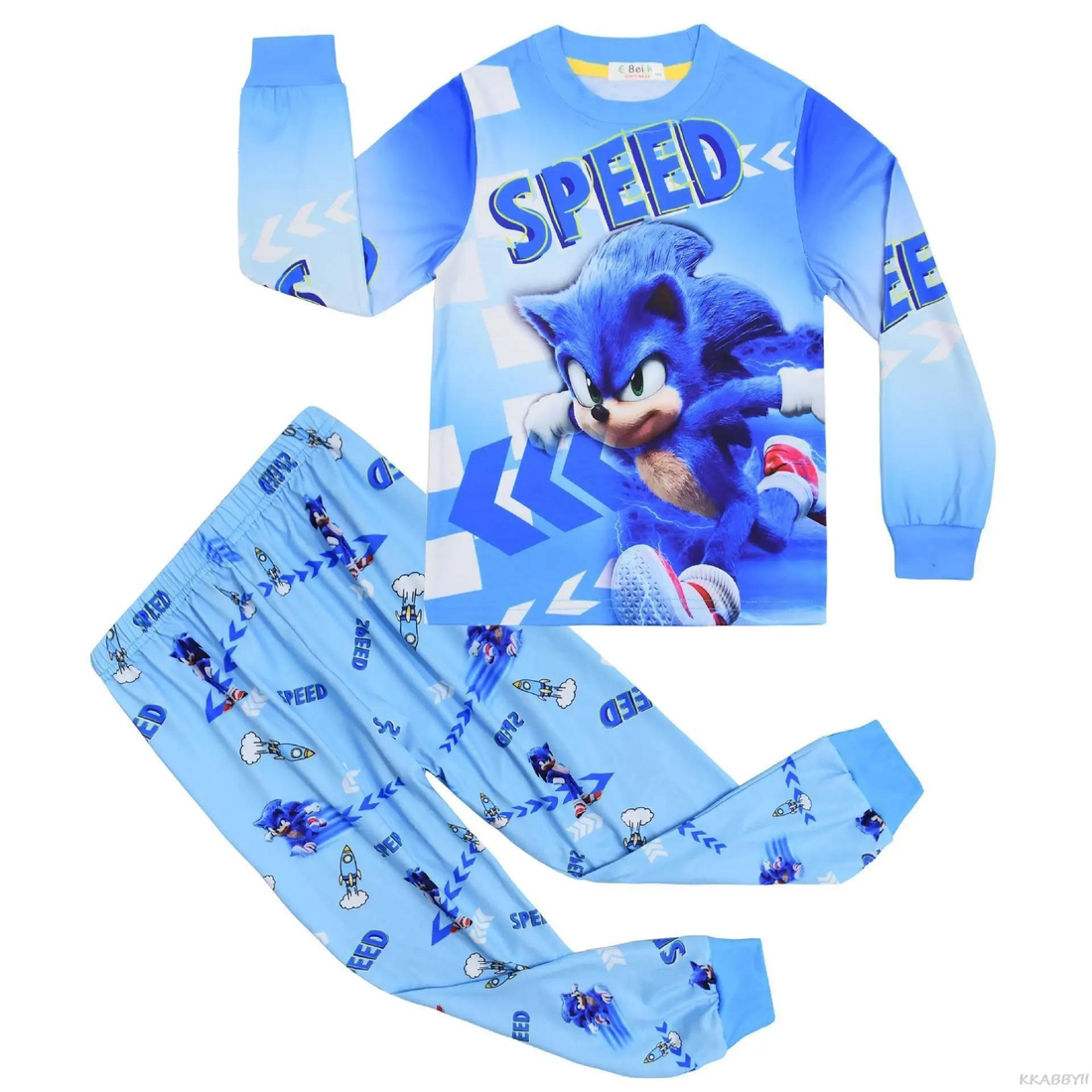 Sonic Blue Speed Pyjamas Set