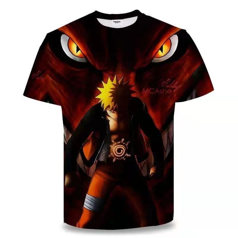 Naruto Nine Tails Tshirt - Preppy Kids (Grand Bazaar)